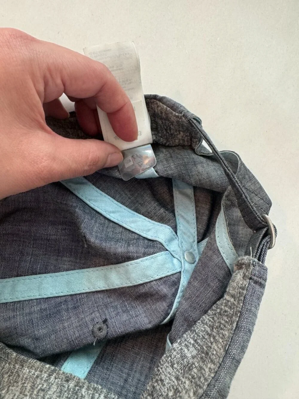 The North Face Hat Women's One Size Gray Blue Adjustable Strap